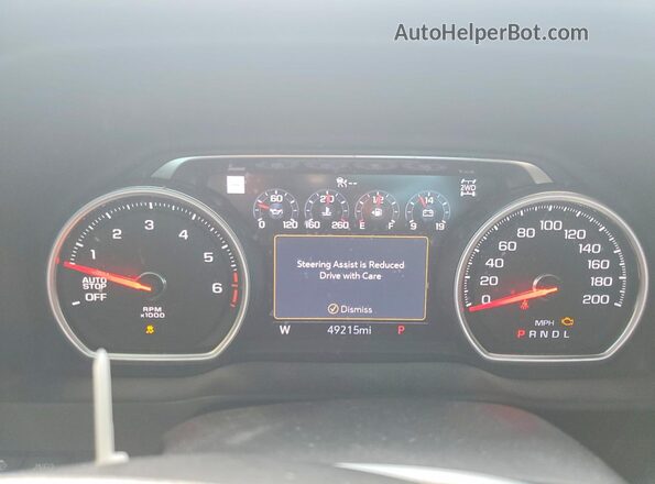 1GCUYHED8MZ120375 2021 CHEVROLET SILVERADO Brown Widok zestawu wskaźników