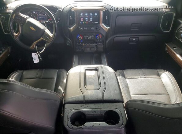 1GCUYHED8MZ120375 2021 CHEVROLET SILVERADO Brown Widok deski rozdzielczej