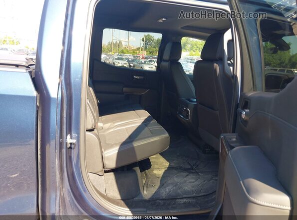 1GCUYHEL1KZ379889 2019 CHEVROLET SILVERADO Blue Вид наклейки з VIN-кодом