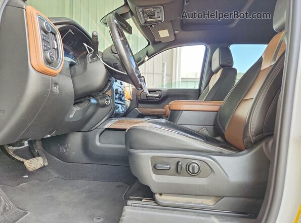 1GCUYHEL2LZ137632 2020 CHEVROLET SILVERADO Белый Вид салона спереди