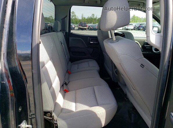 1GCVKNEC3HZ225780 2017 CHEVROLET SILVERADO Black უკანა სავარძლების ხედი