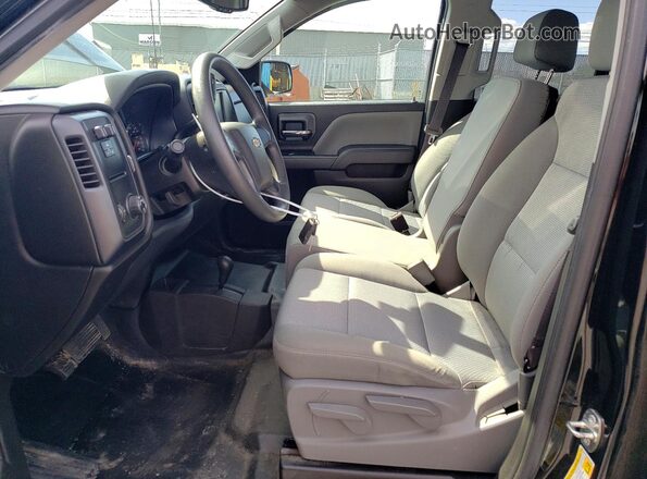 1GCVKNEC3HZ225780 2017 CHEVROLET SILVERADO Black წინა სალონის ხედი