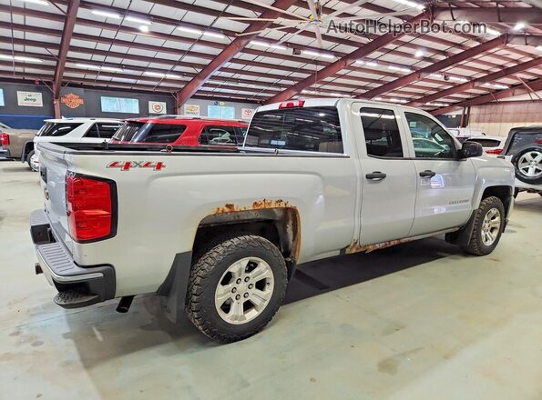 1GCVKNEC6GZ167274 2016 CHEVROLET SILVERADO Серебряный Задняя правая четверть