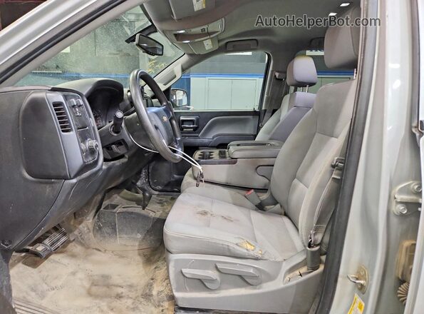 1GCVKNEC6GZ167274 2016 CHEVROLET SILVERADO Серебряный Вид салона спереди