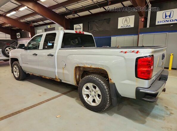 1GCVKNEC6GZ167274 2016 CHEVROLET SILVERADO Серебряный Задняя левая четверть