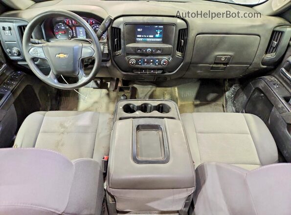 1GCVKNEC6GZ167274 2016 CHEVROLET SILVERADO Серебряный Вид панели приборов