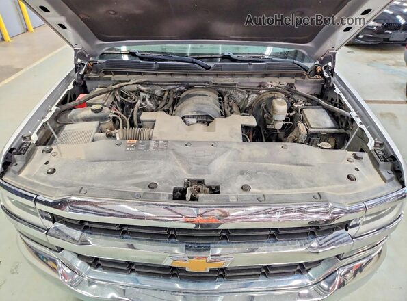 1GCVKNEC6GZ167274 2016 CHEVROLET SILVERADO Серебряный Вид задней части салона