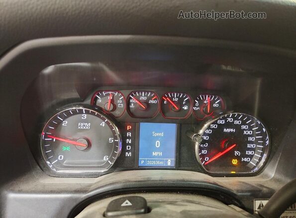 1GCVKNEC6GZ167274 2016 CHEVROLET SILVERADO Серебряный Вид щитка приборов
