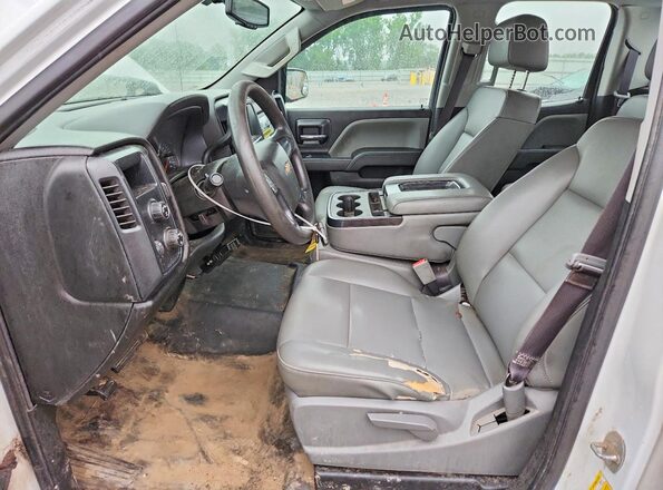 1GCVKNEC6HZ359344 2017 CHEVROLET SILVERADO White Widok wnętrza z przodu