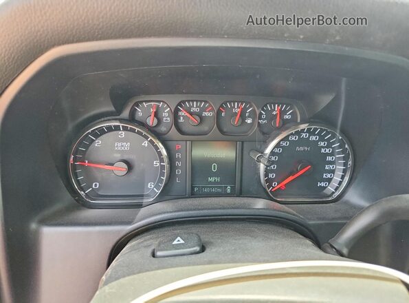 1GCVKNEC7JZ240434 2018 CHEVROLET SILVERADO White Vista del cuadro de instrumentos