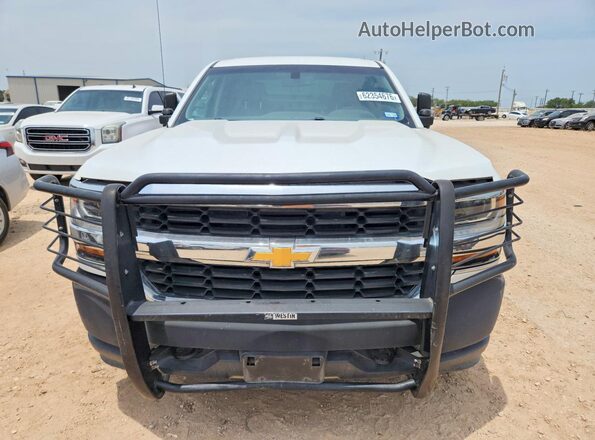 1GCVKNEC7JZ240434 2018 CHEVROLET SILVERADO White Vista frontal