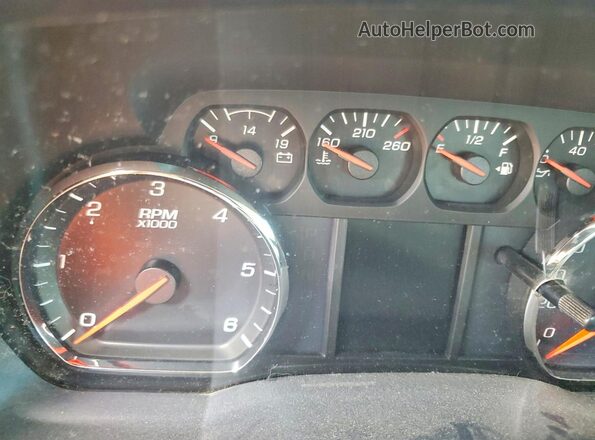 1GCVKNEC7JZ247299 2018 CHEVROLET SILVERADO Угольный Вид щитка приборов