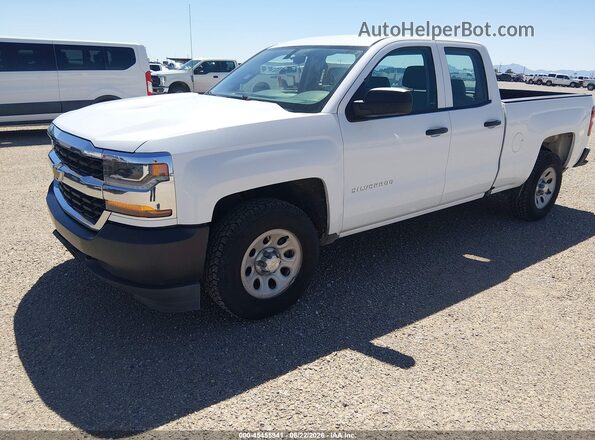 1GCVKNEH2HZ126735 2017 CHEVROLET SILVERADO Белый Передняя левая четверть
