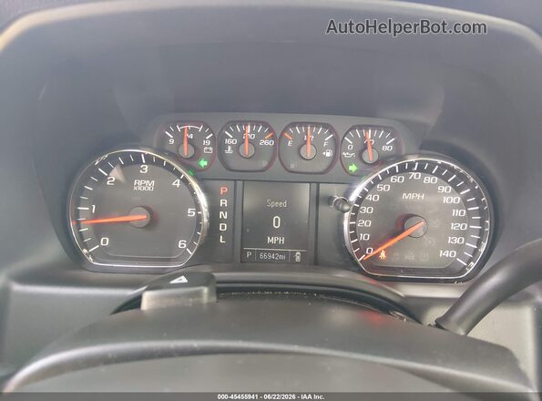 1GCVKNEH2HZ126735 2017 CHEVROLET SILVERADO Белый Вид задних сидений