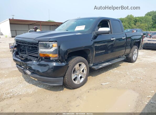 1GCVKPEC1HZ240306 2017 CHEVROLET SILVERADO Black Vista tres cuartos delantera izquierda