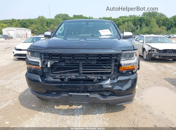1GCVKPEC1HZ240306 2017 CHEVROLET SILVERADO Black Vista interior trasera