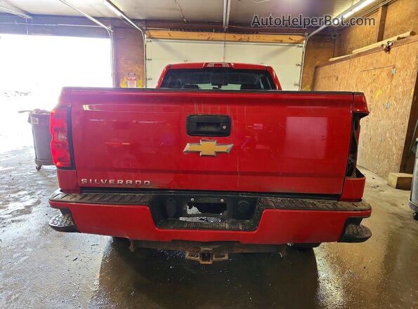 1GCVKPEC2HZ213356 2017 CHEVROLET SILVERADO Red უკანა ხედი