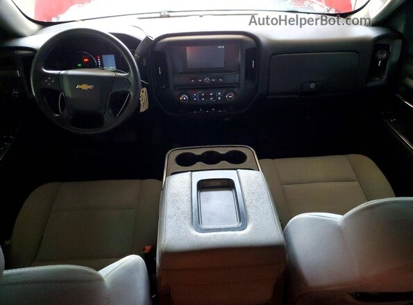 1GCVKPEC5HZ120461 2017 CHEVROLET SILVERADO Red Vista del salpicadero