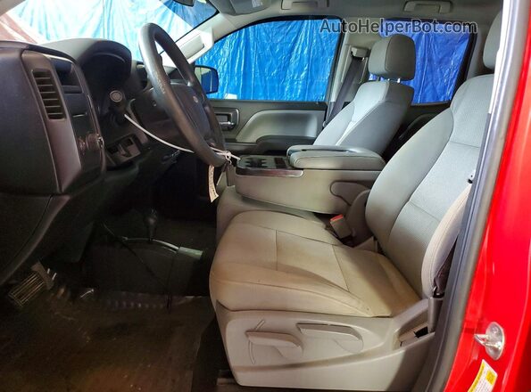 1GCVKPEC5HZ120461 2017 CHEVROLET SILVERADO Red Vista interior delantera
