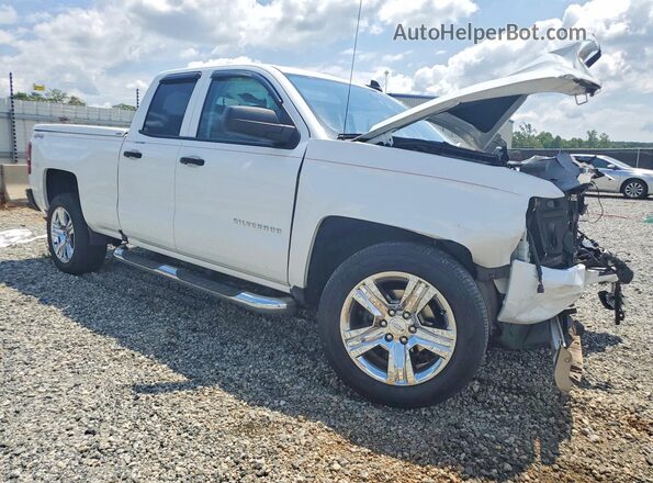 1GCVKPEC7HZ221498 2017 CHEVROLET SILVERADO White Передня права чверть