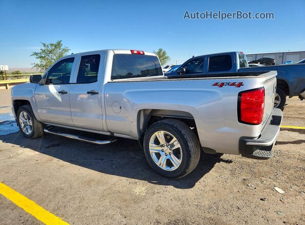 1GCVKPEC7JZ335121 2018 CHEVROLET SILVERADO Silver უკანა მარცხენა