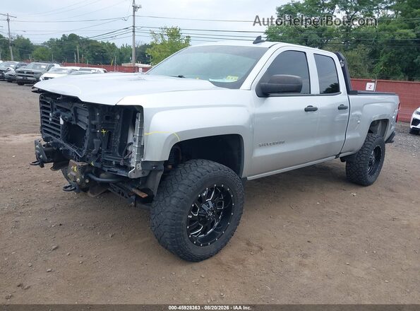 1GCVKPEC8JZ144744 2018 CHEVROLET SILVERADO Silver Передня ліва чверть