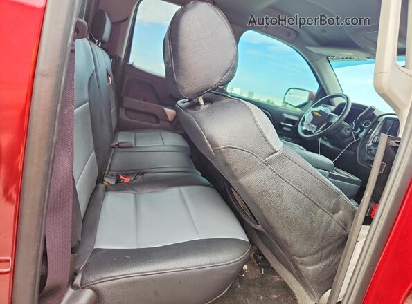 1GCVKREC0GZ407426 2016 CHEVROLET SILVERADO Burgundy Հետևի նստատեղերի տեսք