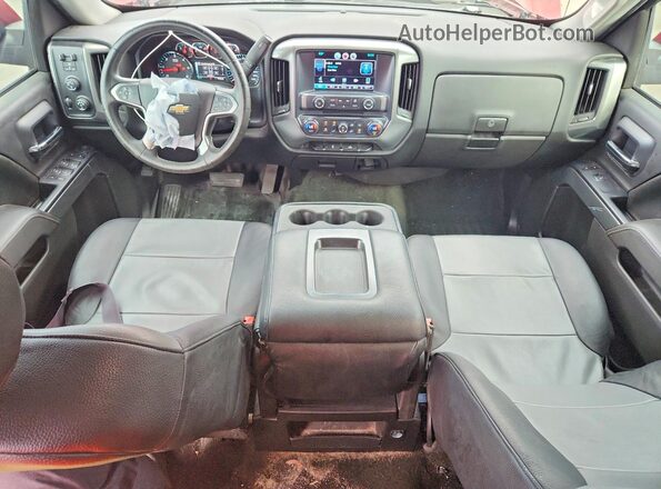 1GCVKREC0GZ407426 2016 CHEVROLET SILVERADO Burgundy Առջևի վահանակի տեսք
