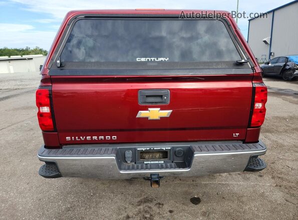 1GCVKREC0GZ407426 2016 CHEVROLET SILVERADO Burgundy Հետևի տեսք