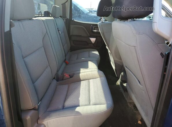 1GCVKREC0JZ113807 2018 CHEVROLET SILVERADO Blue Вид задніх сидінь