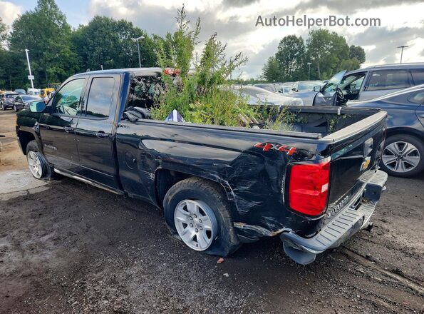 1GCVKREC0JZ242811 2018 CHEVROLET SILVERADO Черный Задняя левая четверть