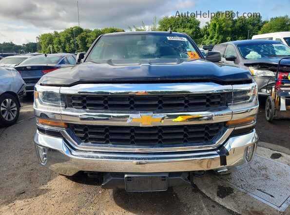 1GCVKREC0JZ242811 2018 CHEVROLET SILVERADO Черный Вид спереди