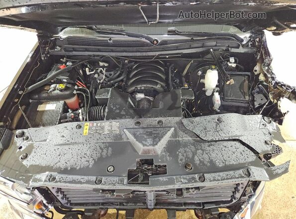 1GCVKREC0JZ360812 2018 CHEVROLET SILVERADO Black Սալոնի հետևի տեսք