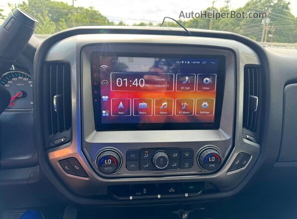 1GCVKREC1GZ248416 2016 CHEVROLET SILVERADO Black Սարքավորումների վահանակի տեսք