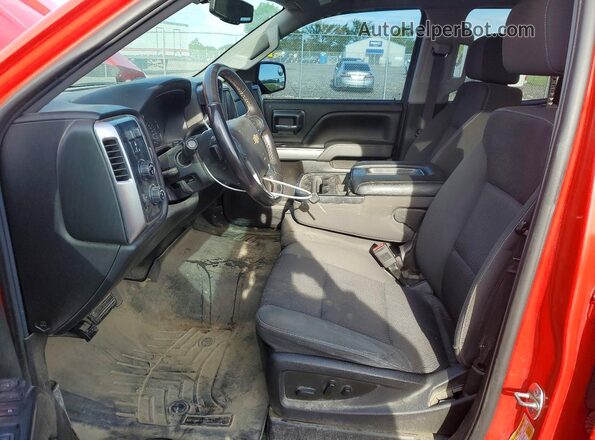 1GCVKREC1HZ107024 2017 CHEVROLET SILVERADO Red Вид салону спереду