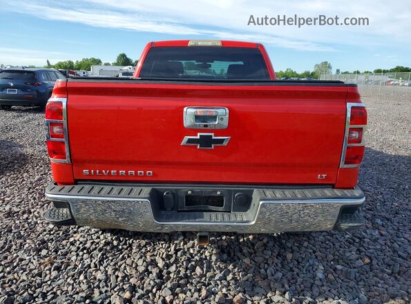 1GCVKREC1HZ107024 2017 CHEVROLET SILVERADO Red Вид ззаду