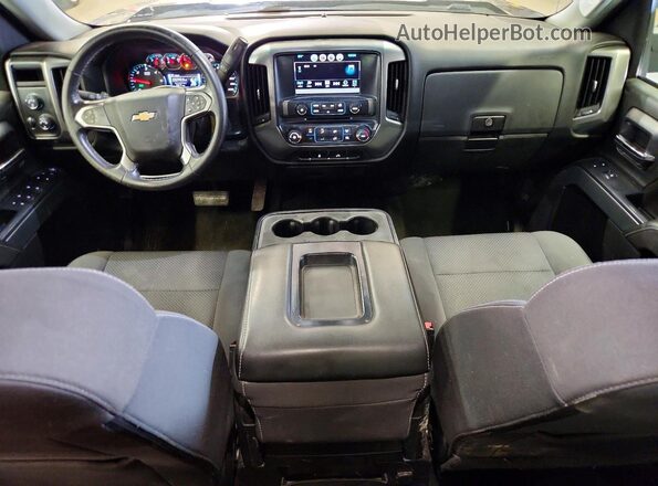 1GCVKREC1HZ238860 2017 CHEVROLET SILVERADO Black Vista del salpicadero