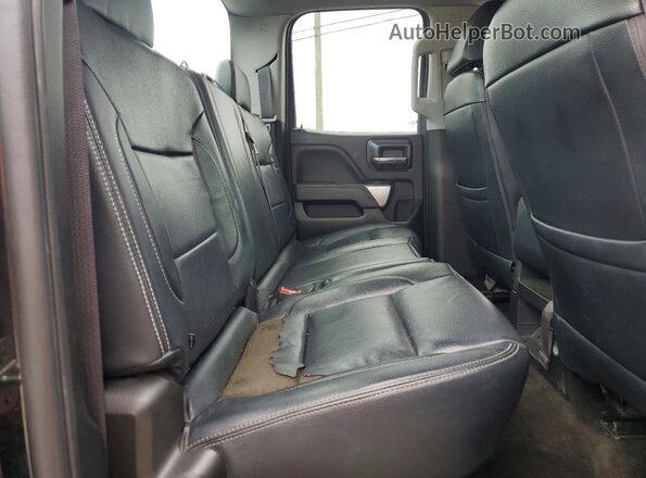 1GCVKREC1HZ330440 2017 CHEVROLET SILVERADO Black Вид задніх сидінь