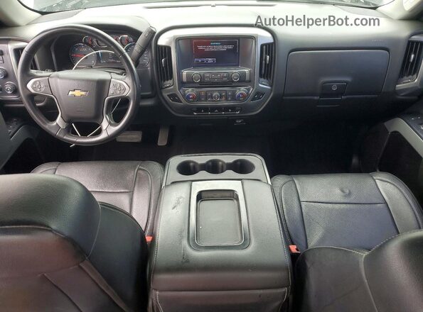 1GCVKREC1HZ330440 2017 CHEVROLET SILVERADO Black Вид панелі приладів