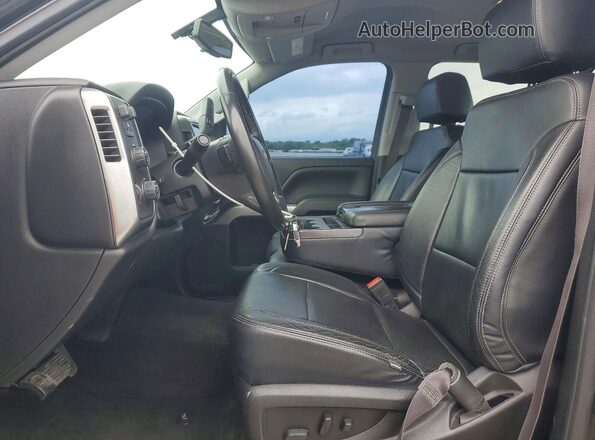 1GCVKREC1HZ330440 2017 CHEVROLET SILVERADO Black Вид салону спереду