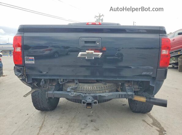 1GCVKREC1HZ330440 2017 CHEVROLET SILVERADO Black Вид ззаду