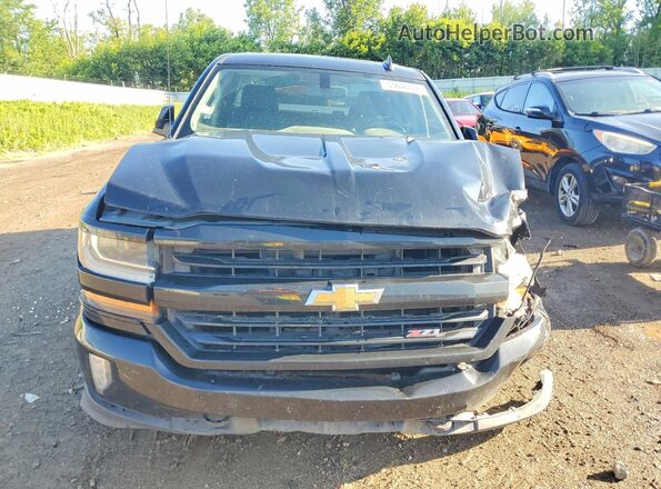 1GCVKREC1JZ146251 2018 CHEVROLET SILVERADO Black Widok z przodu