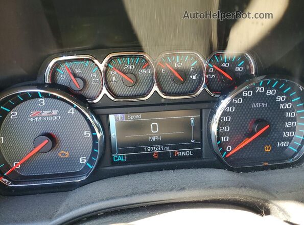 1GCVKREC1JZ146251 2018 CHEVROLET SILVERADO Black Widok zestawu wskaźników