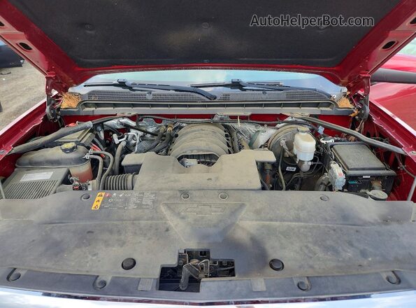 1GCVKREC1JZ177516 2018 CHEVROLET SILVERADO Red Vista interior trasera