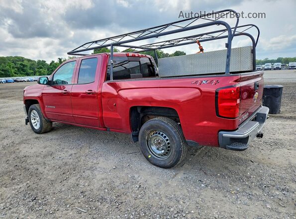 1GCVKREC1JZ177516 2018 CHEVROLET SILVERADO Red Trasero izquierdo