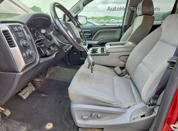1GCVKREC1JZ177516 2018 CHEVROLET SILVERADO Red Vista interior delantera
