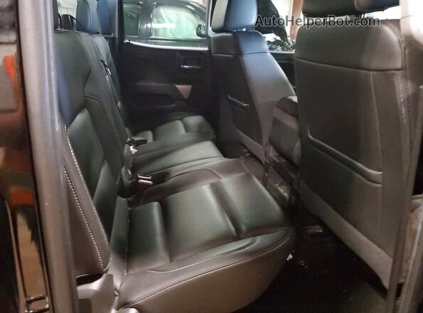 1GCVKREC1JZ206805 2018 CHEVROLET SILVERADO Black Rear seats view