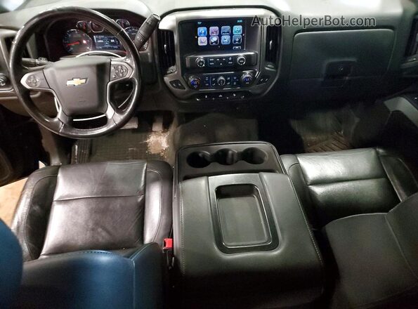 1GCVKREC1JZ206805 2018 CHEVROLET SILVERADO Black Dashboard view