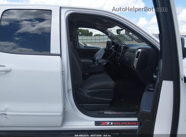 1GCVKREC3HZ318919 2017 CHEVROLET SILVERADO White წინა სალონის ხედი