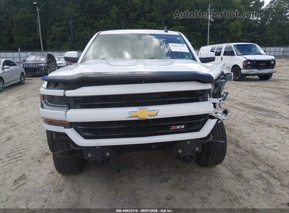 1GCVKREC3HZ318919 2017 CHEVROLET SILVERADO White უკანა სალონის ხედი